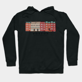 Boston Street (Brownstones) Hoodie